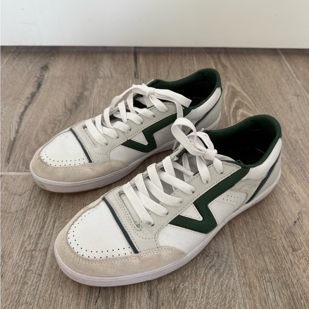 Green Lowland Vans Serio Collection Comfy Cush Soles
Size US men’s 10